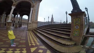 Visiting where star Wars was filmed! The Plaza de Espana in Sevilla Spain