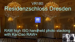 VR180 RAW+ handheld photo stacks: Schloss Dresden