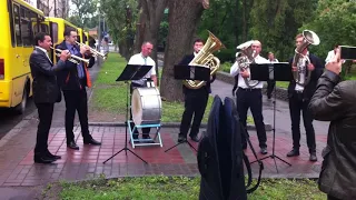 Староушицька духова музика в Хмельницькому