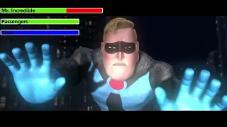 The Incredibles (2004) Opening Scene with healthbars (Edited By @KobeW2001)