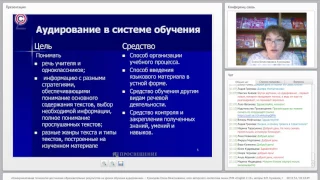 Коммуникативные технологии достижения образовательных результатов на уроках обучения аудированию