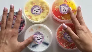 Делаю наличие из слаймов, новые дизайны  White glue slushie slime