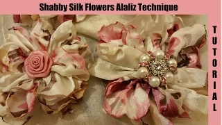 Silk Flower Tutorial, Melt only SYNTHTIC silk, Genuine silk will burn, How to polyester silk flower