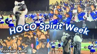 Homecoming Spirit Week | Dress up days and Football Game!
