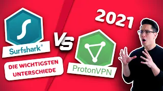 Surfshark VPN vs ProtonVPN 2021 | wesentlichen Unterschiede