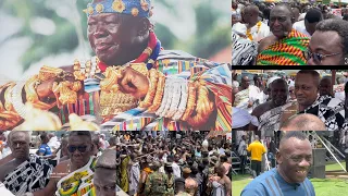 Otumfuo Osei Tutu II celebrated 25 years on the Golden Stool @Manhyia Palace with Thanksgiving……..