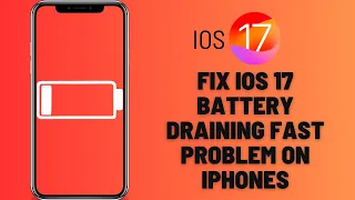 iOS 17.3 Battery Saving Tips | iOS 17 Battery Draining Fast Problem on iPhones.#tipsandtricks #ios17