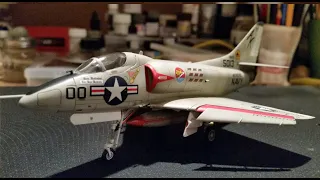 A-4B Skyhawk, Airfix 1/72 scale model build part 2