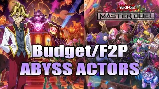 Abyss Actors F2P/Budget/Cheap | Yu-Gi-Oh! Master Duel How to Play Pendulum Abyss Actor Combo