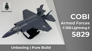 COBI Armed Forces | 5829 --- F-35B Lightning II --- unboxing and pure build