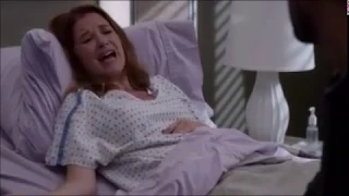 Grey's Anatomy 13x02 - Mommy breakdown at its best+April singing Harriet to sleep
