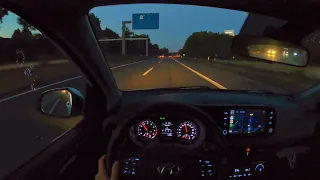 2022 Hyundai i10 Comfort 1.2 84HP - evening POV Drive