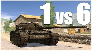 T54 ● 1 vs 6 WIN ● WoT Blitz Replay