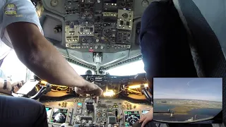 CLASSIC HEAVY METAL! Boeing 737-200 Combi: Nolinor Landing into Mine [AirClips]