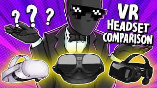 VR Headset Comparison | Vive XR Elite vs Quest 2 vs Valve Index