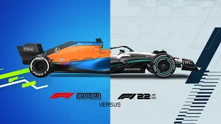 F1 22 vs F1 2021 Engine Sound Comparison