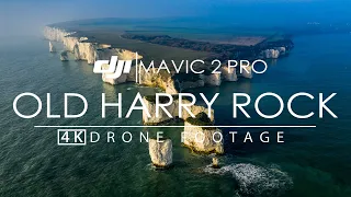 Old Harry Rocks 4K 10bit Dji Mavic 2 Pro Cinematic Drone Footage