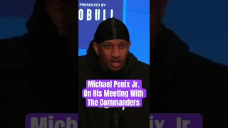 Michael Penix Jr. On His Meeting With The Washington Commanders At The NFL Combine #shorts