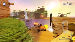 Crash Team Racing Nitro Fueled - Crash Cove - 1:18:54 + 0:25:15 Lap