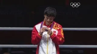 China's Zou Wins Men's Boxing Light Fly 49kg Gold -- London 2012 Olympics