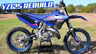 FULL 2 Stroke Rebuild Time Lapse • 2007 Yamaha YZ125 • WIN THIS DIRT BIKE!!