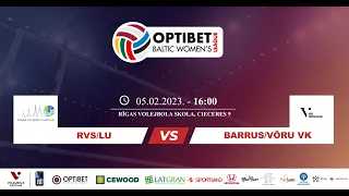 Optibet Baltijas līga: RVS/LU vs Barrus/ Võru VK