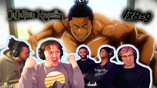 THIS GUY IS HILARIOUS! First Time Reaction to Jujutsu Kaisen 1x8-9 | Tejidotcom