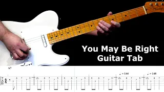 You May Be Right Billy Joel Guitar Tab by Abraham Myers