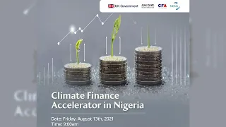 Climate Finance Accelerator in Nigeria -WEBINAR
