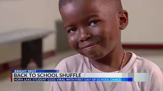 Dancing Horn Lake 1st grader goes viral on first day of school