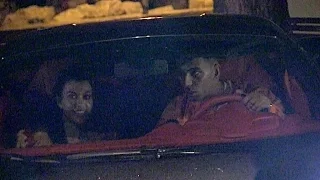 EXCLUSIVE : Kourtney Kardashian and boyfriend Younes Bendjima come out of Gotha club in Cannes