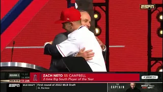 Angels Draft SS Zach Neto from Campbell with 13th pick of 2022 MLB Draft