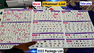 Tata Play Channel List | Tata Sky News Channel Number | Tata Sky Pamplet | Tata Sky Packege List