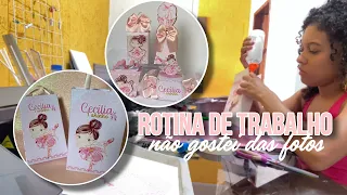 Rotina de Trabalho com Personalizados | Tema Bailarina 🩰