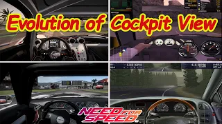 Evolution of Cockpit View of Need for Speed Games 2020