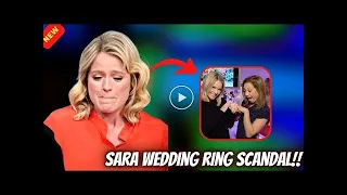 Sara Haines of The View is seen without her wedding ring