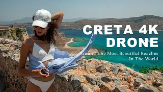 Creta 4K by drone - Greece - Vocal Deep House Music Mix - Summer Music