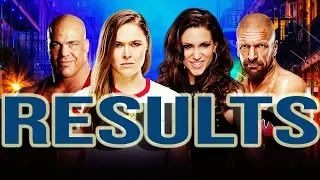 WWE WRESTLEMANIA 34 FULL SHOW RESULTS