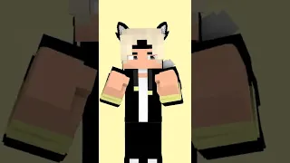 kye & lay minecraft animation //Sad cat dance #shorts