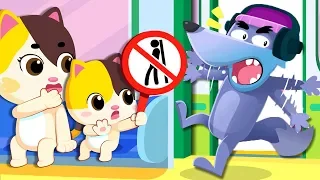 Subway Safety Song | Play Safe Song | Nursery Rhymes | Kids Songs | Playground Song | BabyBus