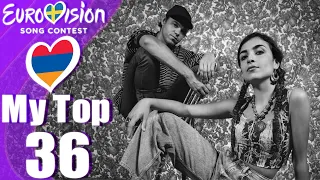 Eurovision 2024 My Top 36! (So Far) {New: 🇦🇲 }