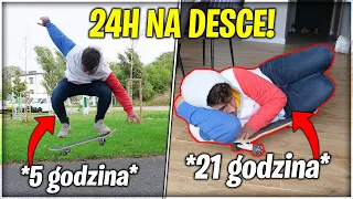 SPĘDZIŁEM 24H NA DESKOROLCE...