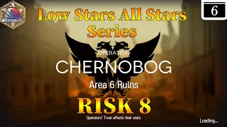 Arknights CC#5 Day 6 Area 6 Ruins Risk 8 Guide Low Stars All Stars