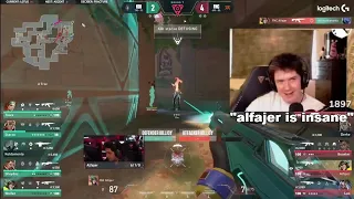 FNC Alfajer Going Insane Against KOI In VCT EMEA | Sliggy Reacts