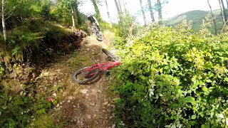 All the Black trails at Afan Mountain - Resurrection