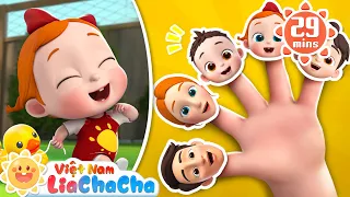 Lia Chacha và năm chú vịt con dễ thương | Gia đình ngón tay | LiaChaCha Ca Nhạc Thiếu Nhi Việt Nam