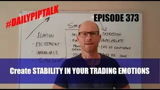 #DailyPipTalk Episode #373: Create STABILITY IN YOUR TRADING EMOTIONS