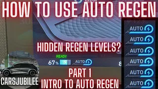 Hyundai Ioniq 5, EV6, GV60 - How To Use Auto Regen or Intro To Auto Regen PLUS The Hidden Levels!