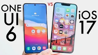 Samsung One UI 6 Vs iOS 17! (Comparison) (Review)