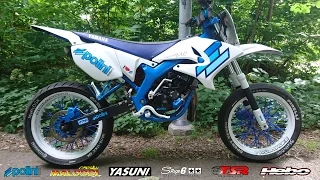 Yamaha Dt50 sm 80cc Polini Edition project video